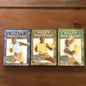 Billy’s Bootcamp Billy Blanks dvd exercise Basic, Abs, Ultimate